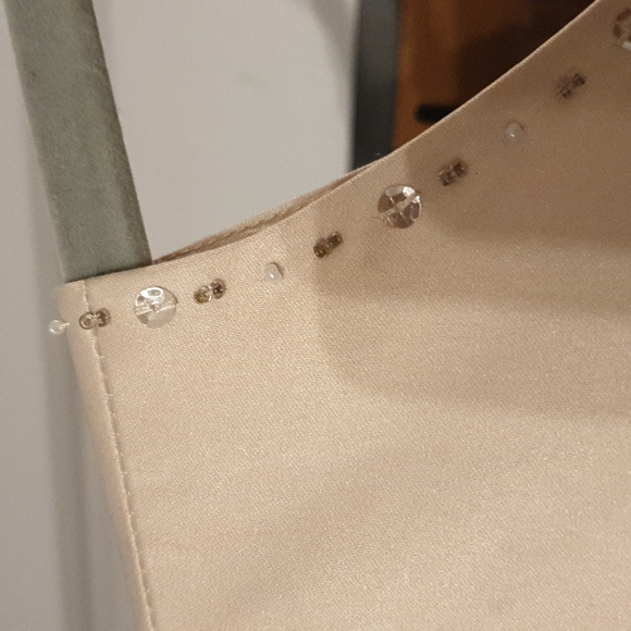 Chantilly Place Big Girls 14 Beaded-Waist Wire-Hem Long Dress wedding  dress - Picture 10 of 16